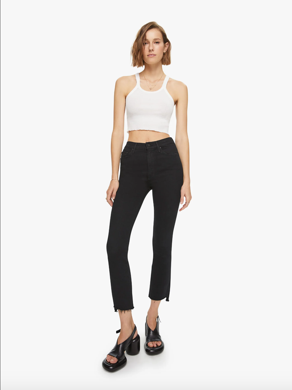 The Insider Crop Step Fray