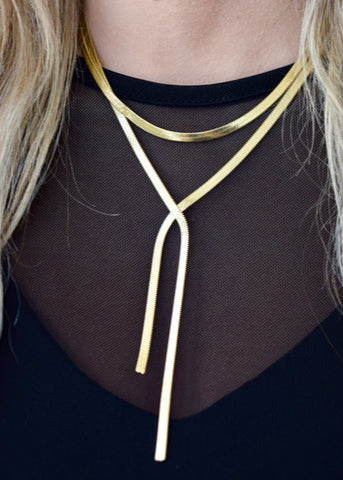 Parting Ways 2 Layer Necklace