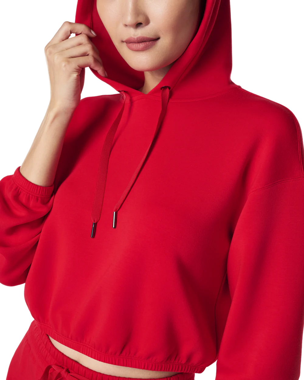 Air Essentials Cropped Cinched Hoodie