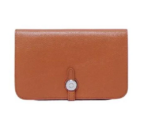 Leather Metallic Circle Pouch Key