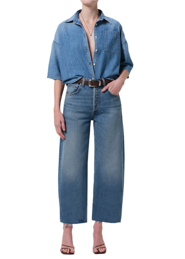Ayla Raw Hem Crop