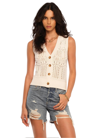Kenzie Embroidered Sweater Vest