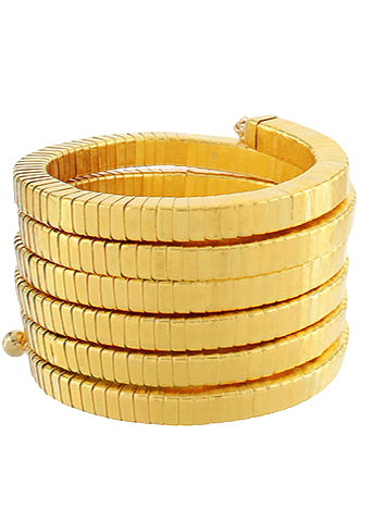 Angulared Omega Wrap Bracelet