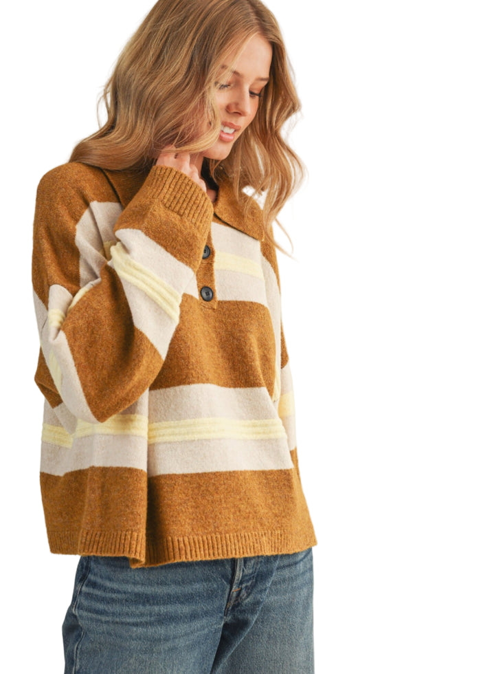 Striped Rugby Sweater