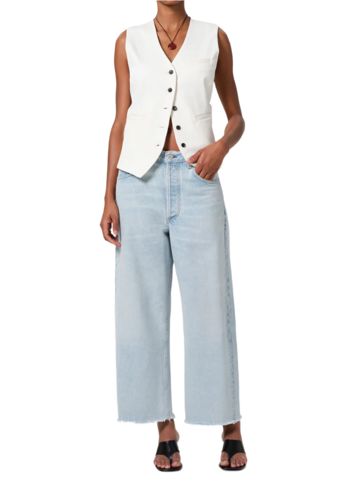 Ayla Raw Hem Crop