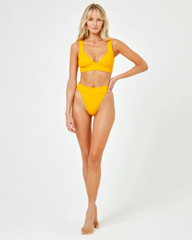 Tangerine Brenda Bikini Top