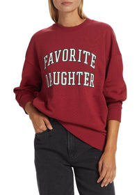 Collegiate Sweatshirt - Collegiate Red