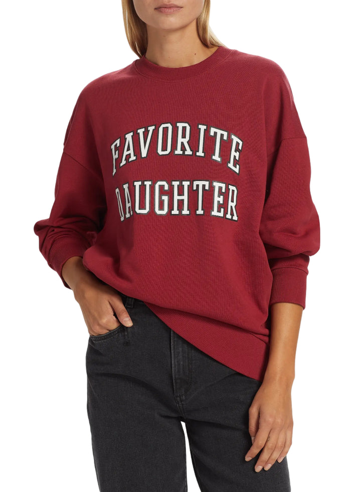 Collegiate Sweatshirt - Collegiate Red