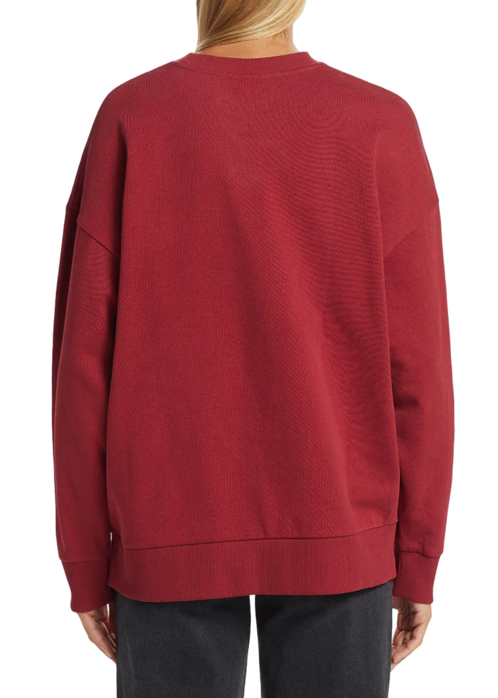 Collegiate Sweatshirt - Collegiate Red