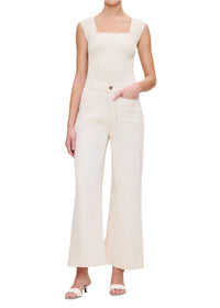Hepburn Wide Leg: High Rise Ankle
