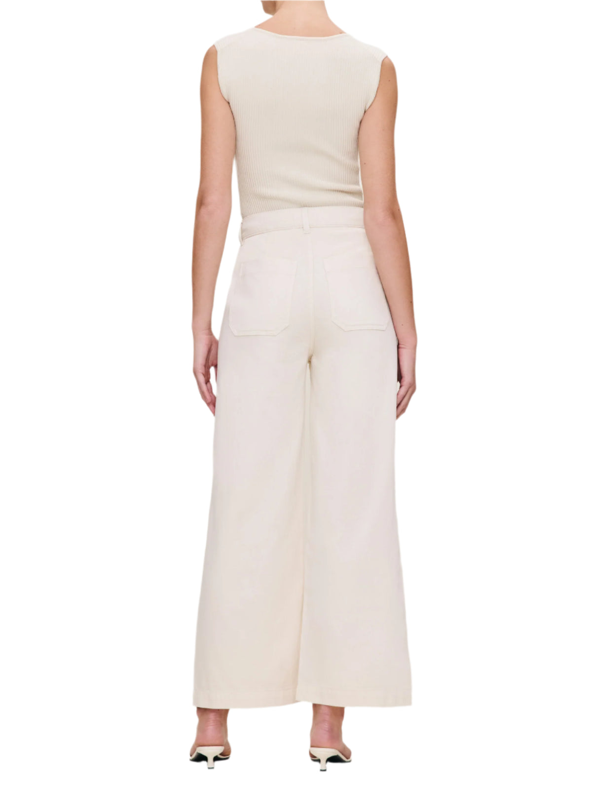 Hepburn Wide Leg: High Rise Ankle