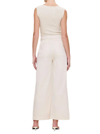 Hepburn Wide Leg: High Rise Ankle