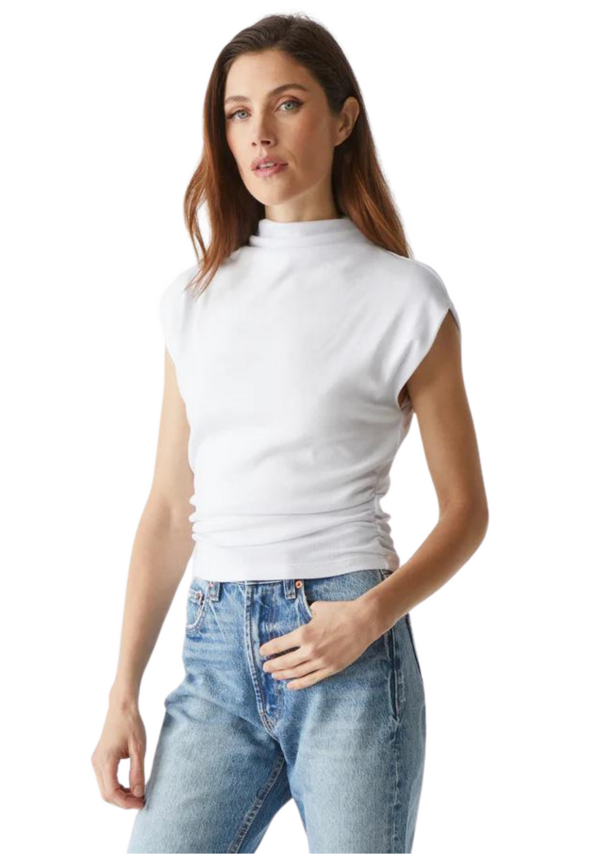 Amara Mock Neck Top