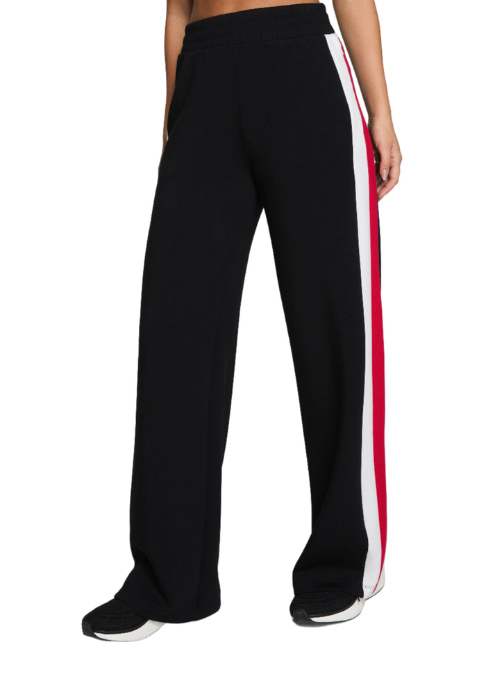 Colorblock Wide Leg Track Pant