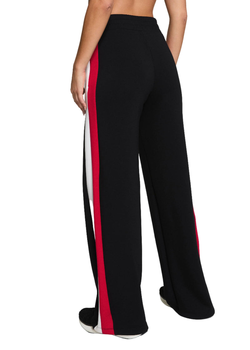 Colorblock Wide Leg Track Pant