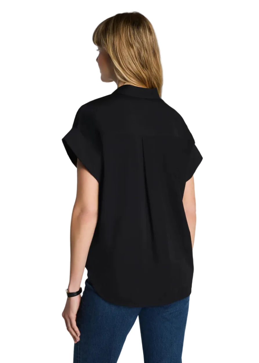 Oversized Short Sleeve Button Down