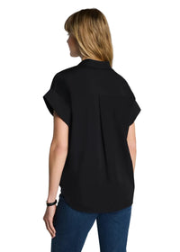 Oversized Short Sleeve Button Down