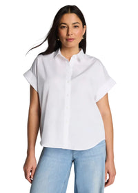 Oversized Short Sleeve Button Down