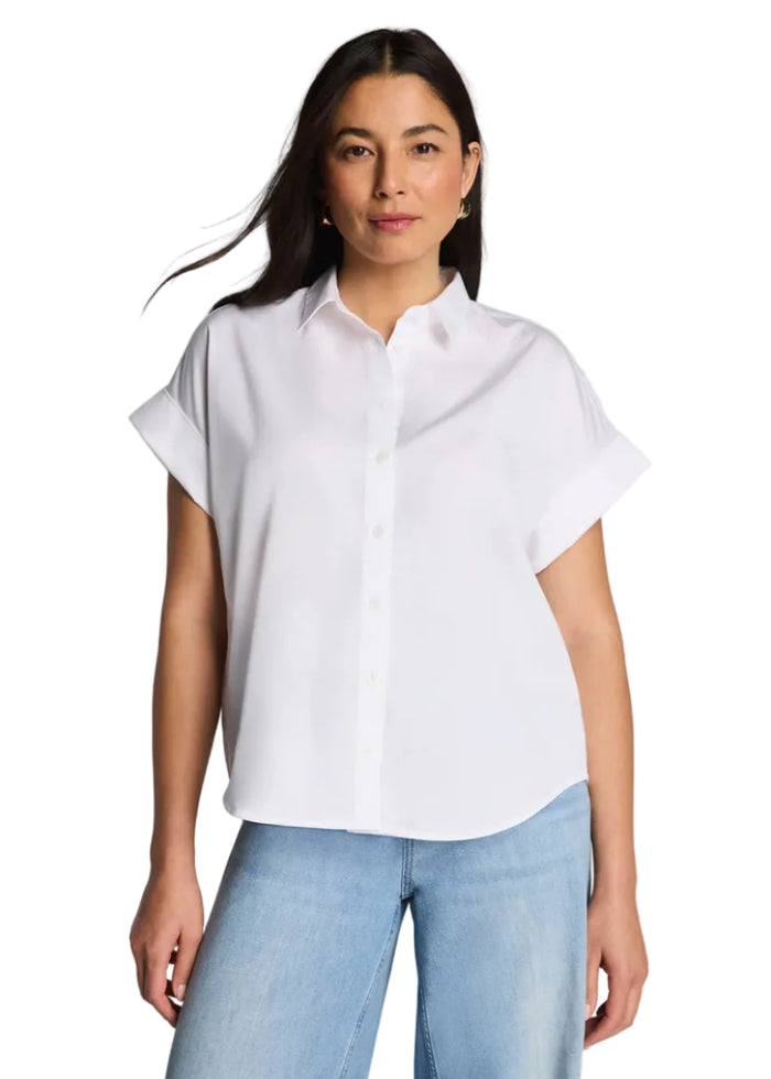 Oversized Short Sleeve Button Down