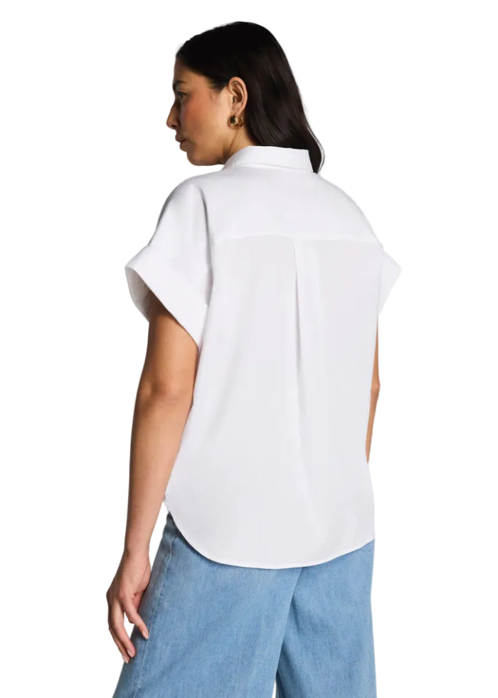 Oversized Short Sleeve Button Down