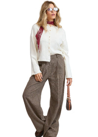 Ivory Essential Button Down Cardigan