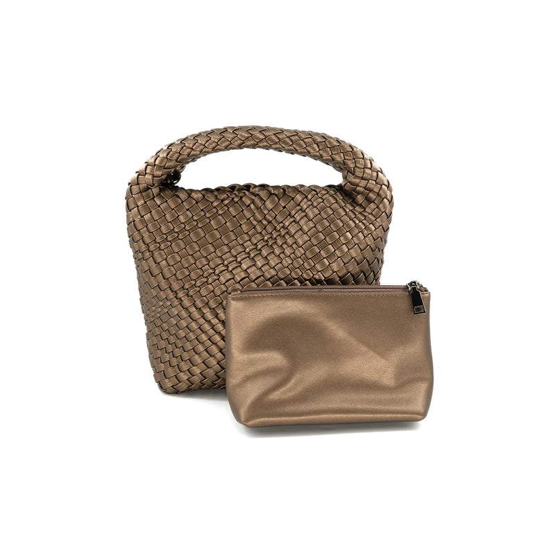 Medium Woven Shoulder Bag