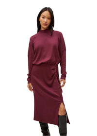 Lila Blouson Midi Dress