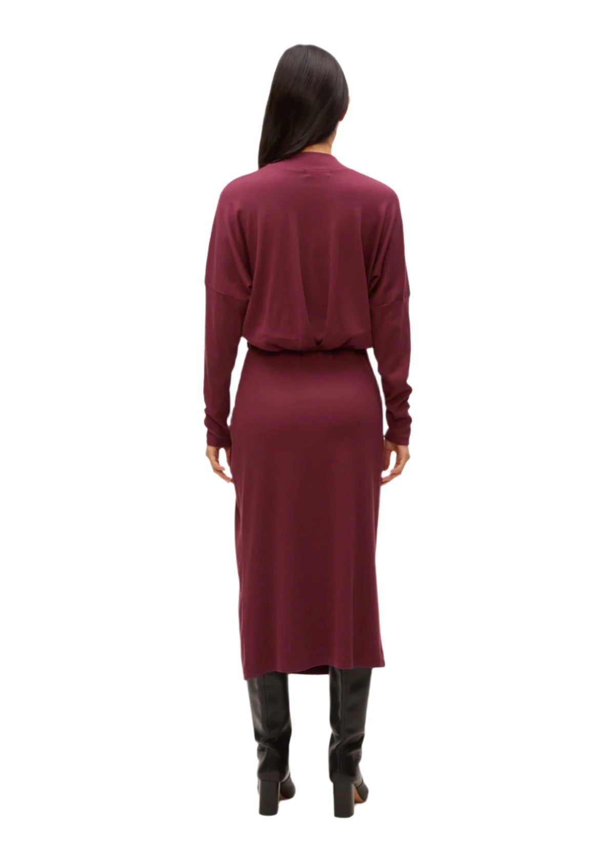 Lila Blouson Midi Dress