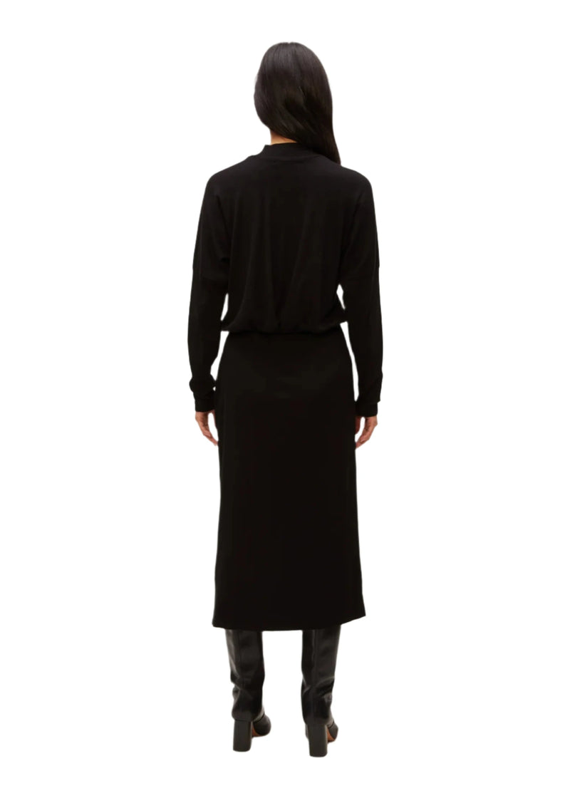 Lila Blouson Midi Dress