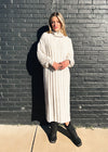 Allie Chunky Knit Rib Turtleneck Dress