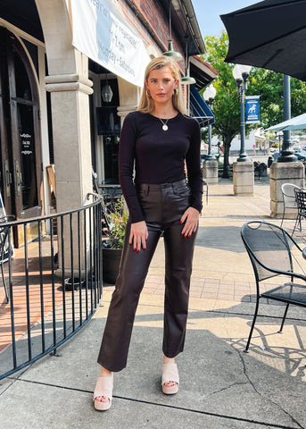Fiona Faux Leather Mini Skirt