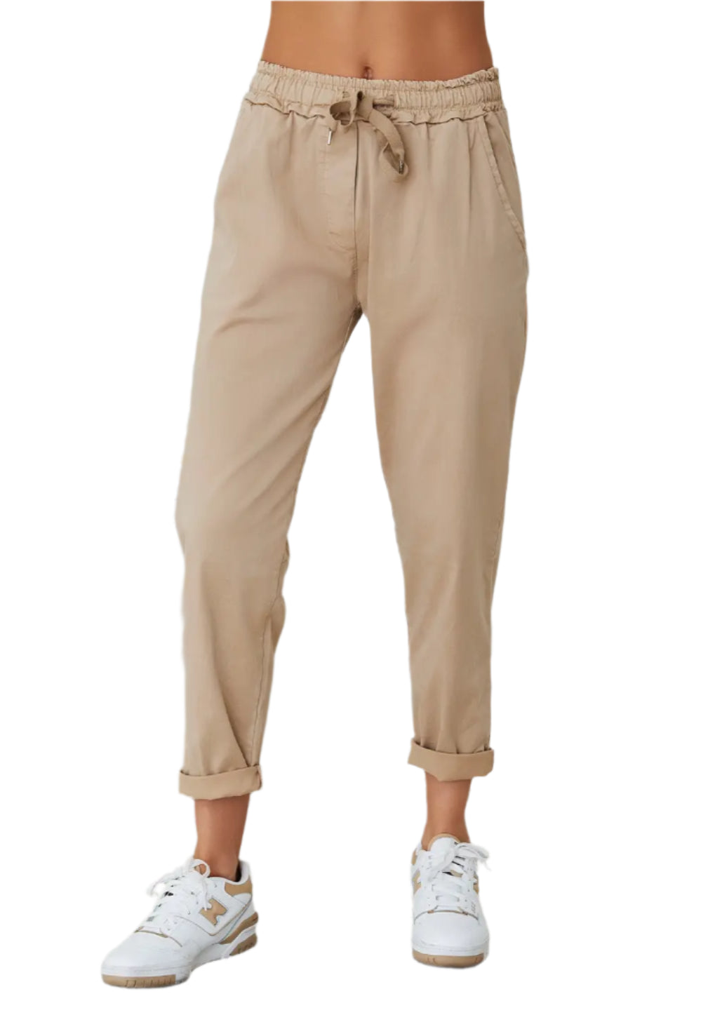 Drawstring Lt Weight Jogger w/ Pockets