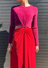 Fiona Colorblock Maxi Dress
