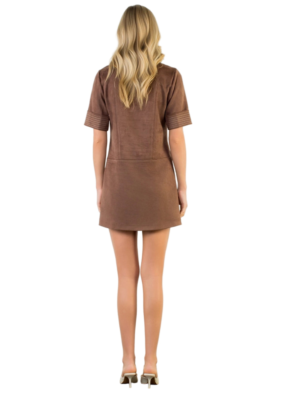 Suede SS Dress