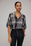 Sophie Pleated Button Down