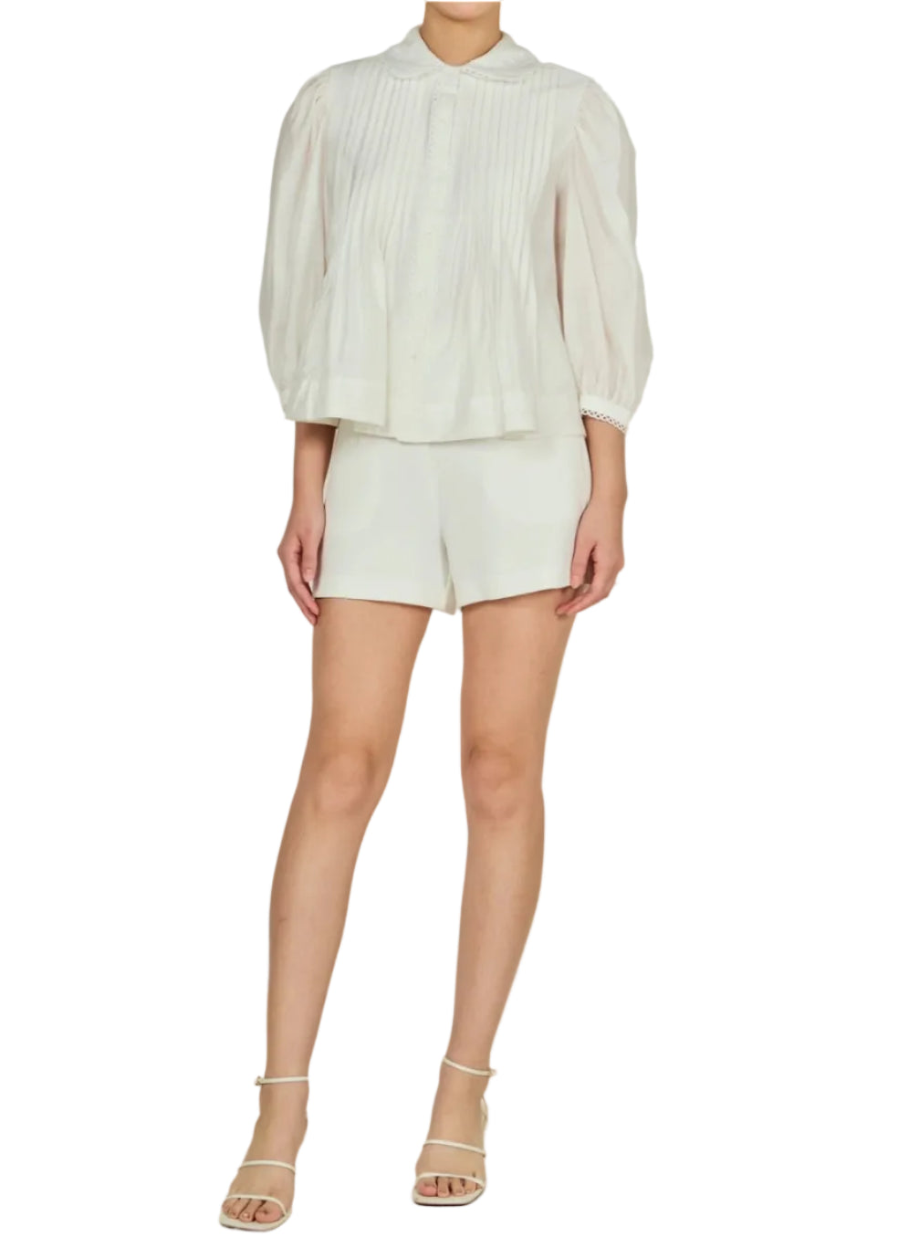 Scallop Detail Blouse