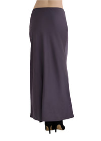 Side Slit Biax Maxi Skirt