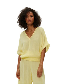 Imani Cropped Dolman Sleeve Top