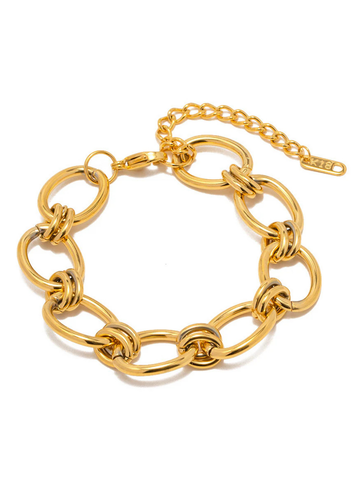 Cecily Thick Chain Adjustable Bracelet