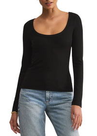 Second Skin Scoop Neck Top