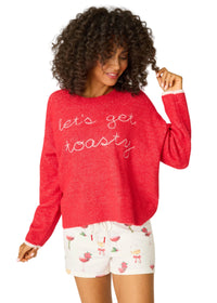 Let's Get Toasty PJ Top