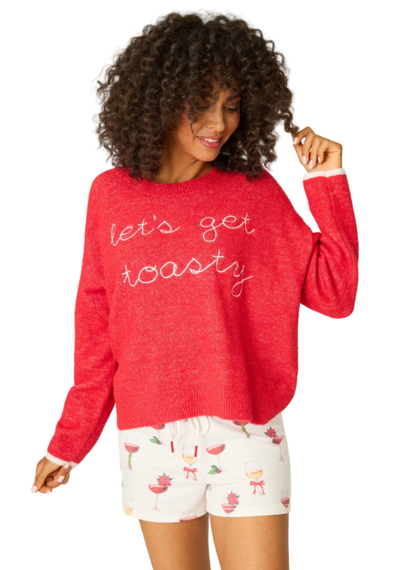 Let's Get Toasty PJ Top