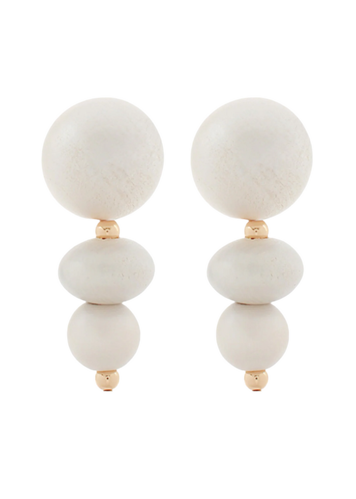 Wood Linear Earrings