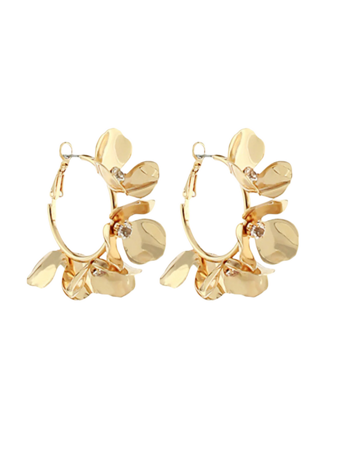 Linked Flower Hoops