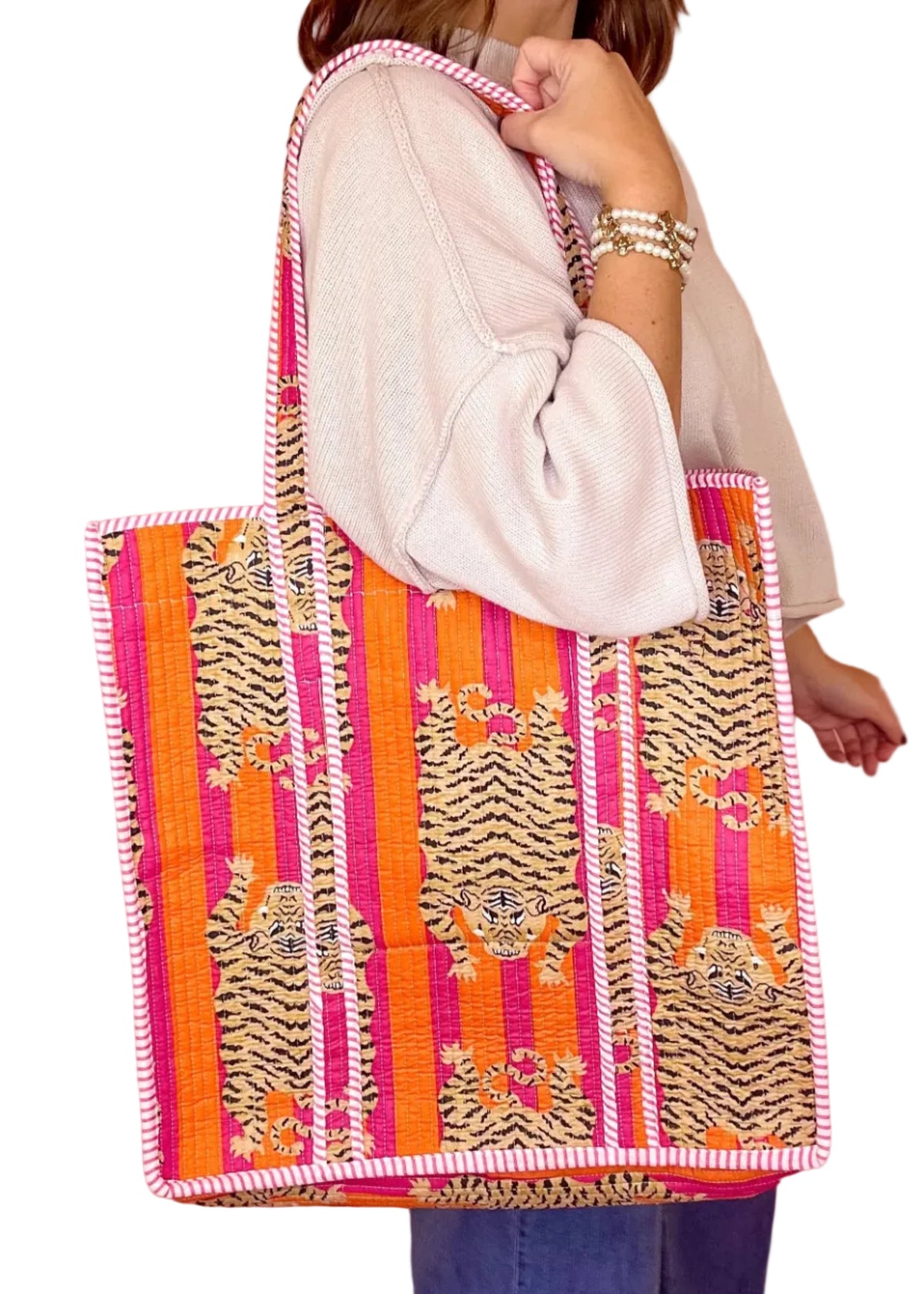 Large Quilted Tote