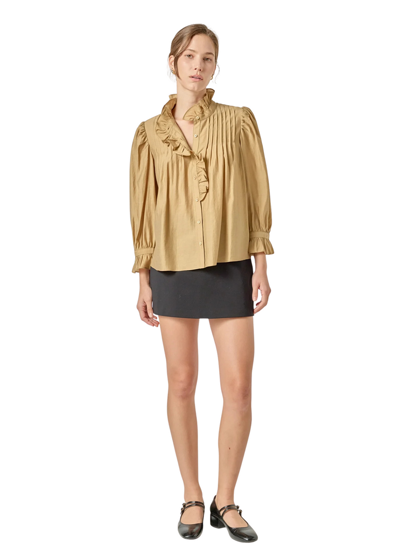 Ruffle Detailed Blouse