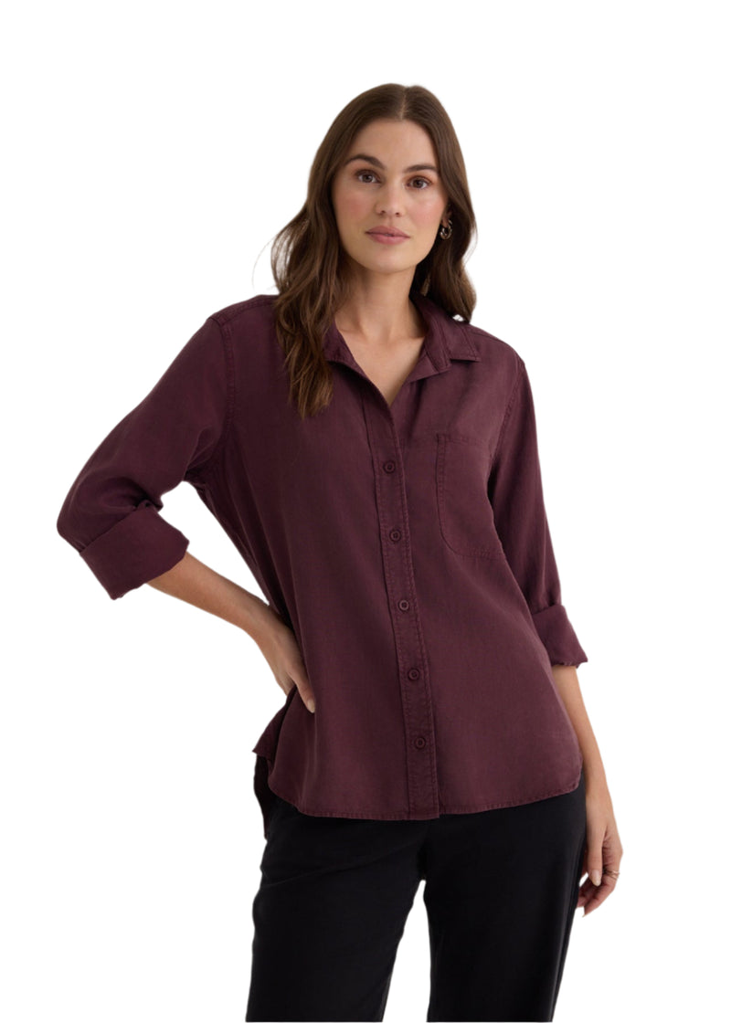 Shirt Tail Button Down