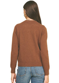 Striped Knit & Cardigan Combo Sweater