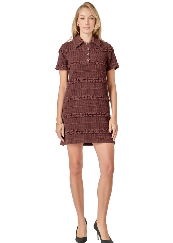 Nancy Textured Mini Dress