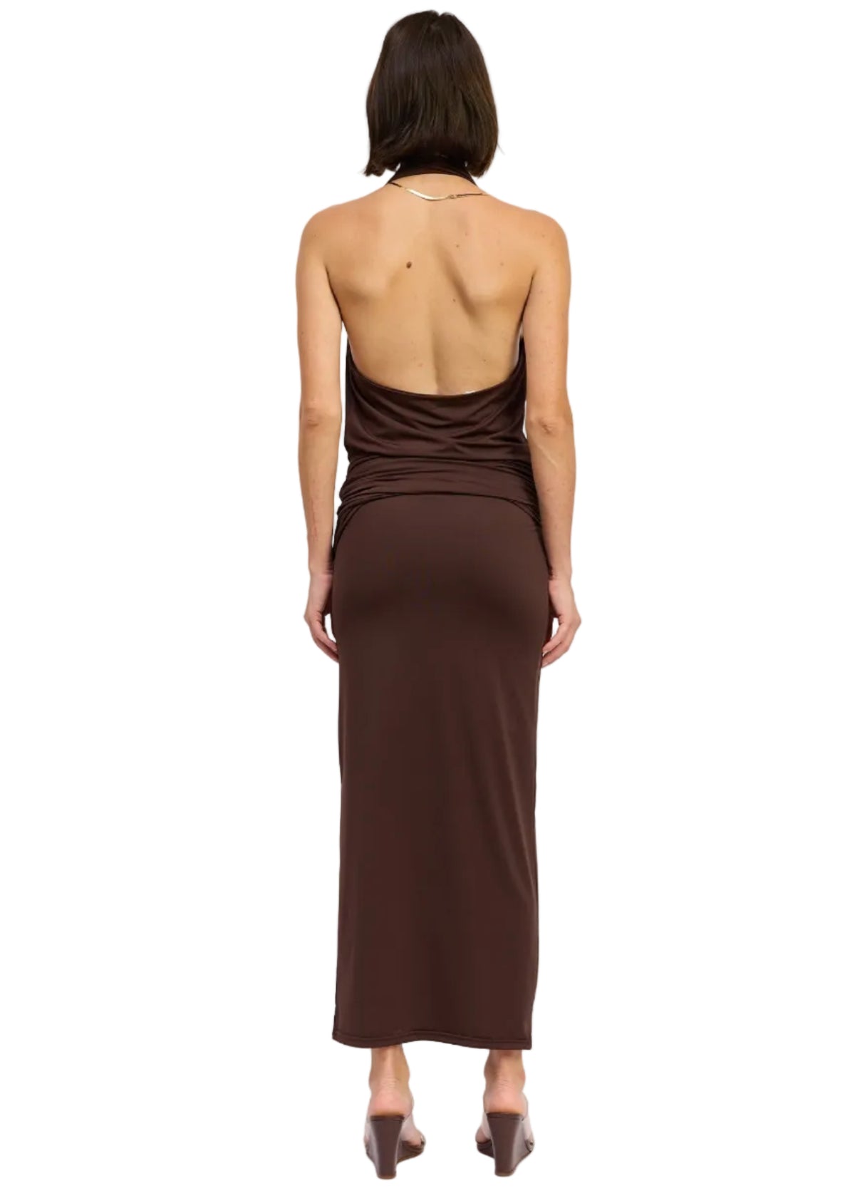 Eva Cowl Neck Halter Top